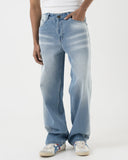 Wide Leg Denim (Cloud Blue)