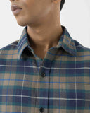 Olive Plaid Shirt