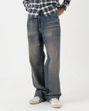 Wide Leg Denim (Ash Blue)