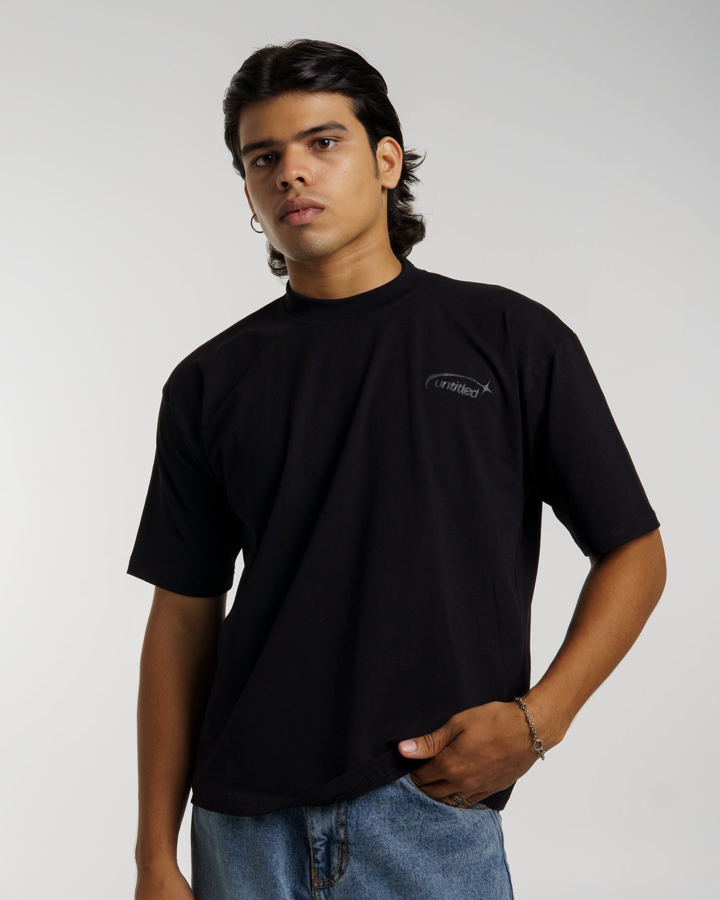 Cropped T-shirt (Black)