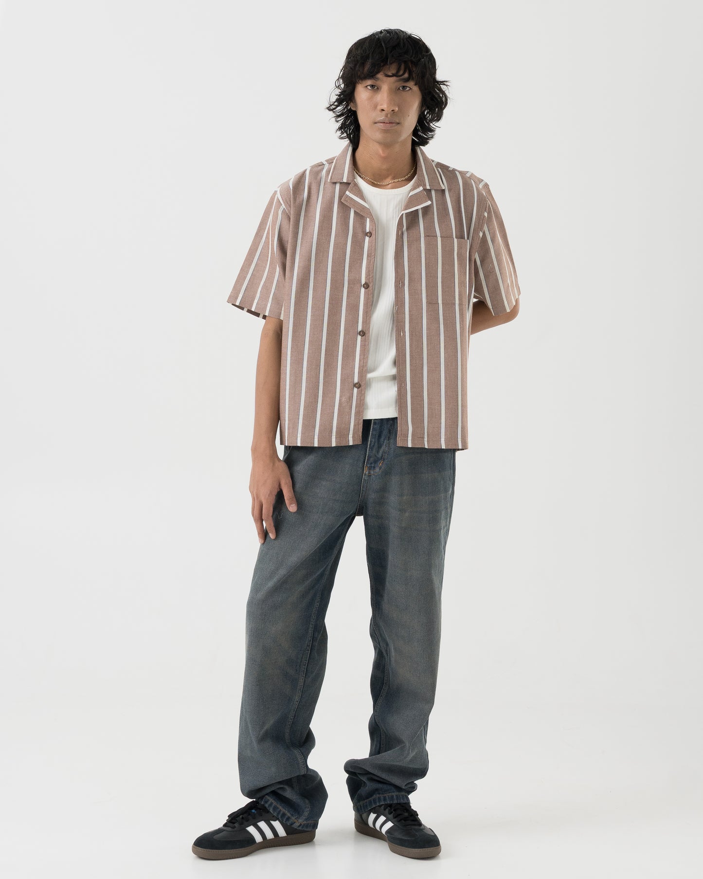 Straight Fit Jeans (Grain Blue)