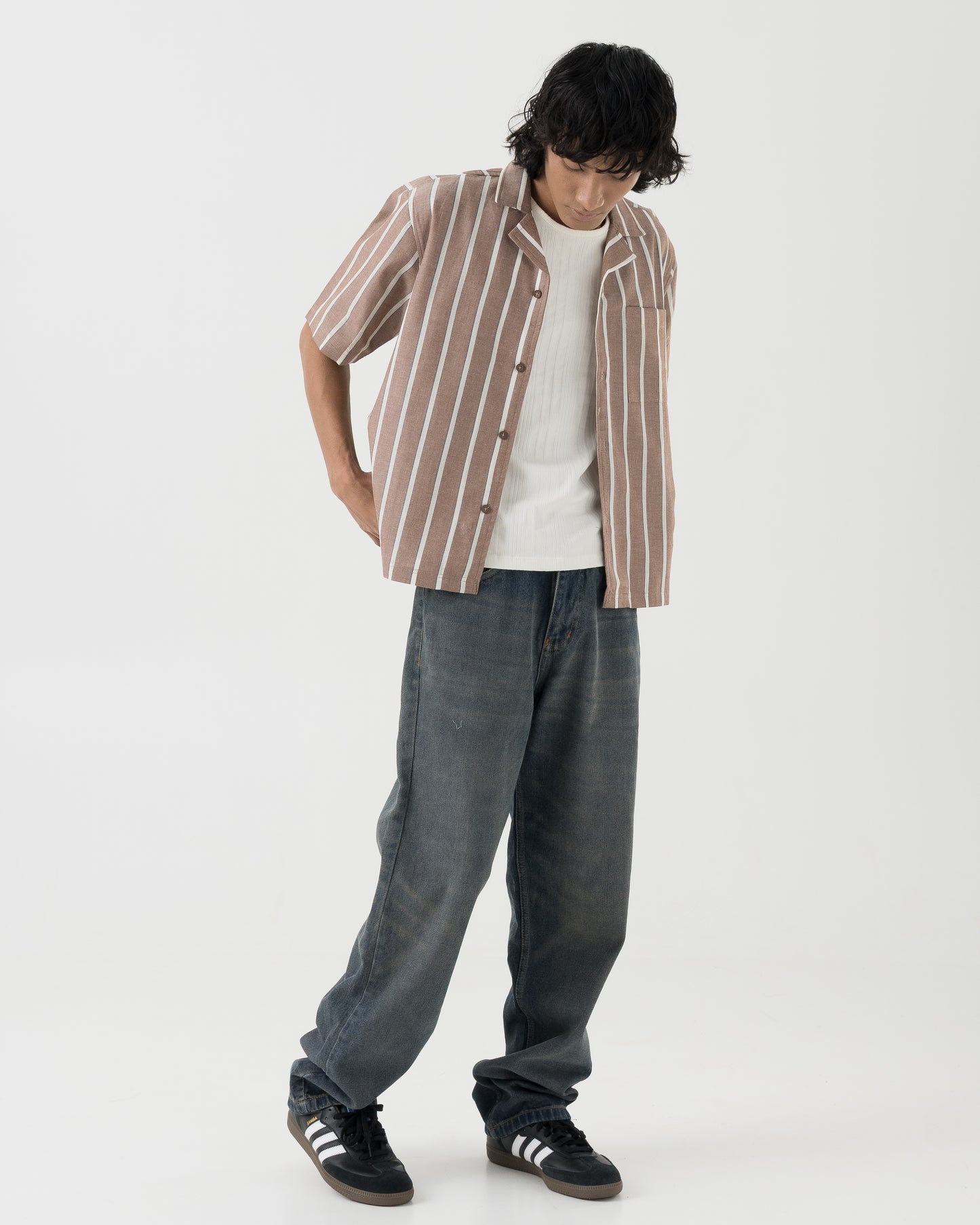 Straight Fit Jeans (Grain Blue)
