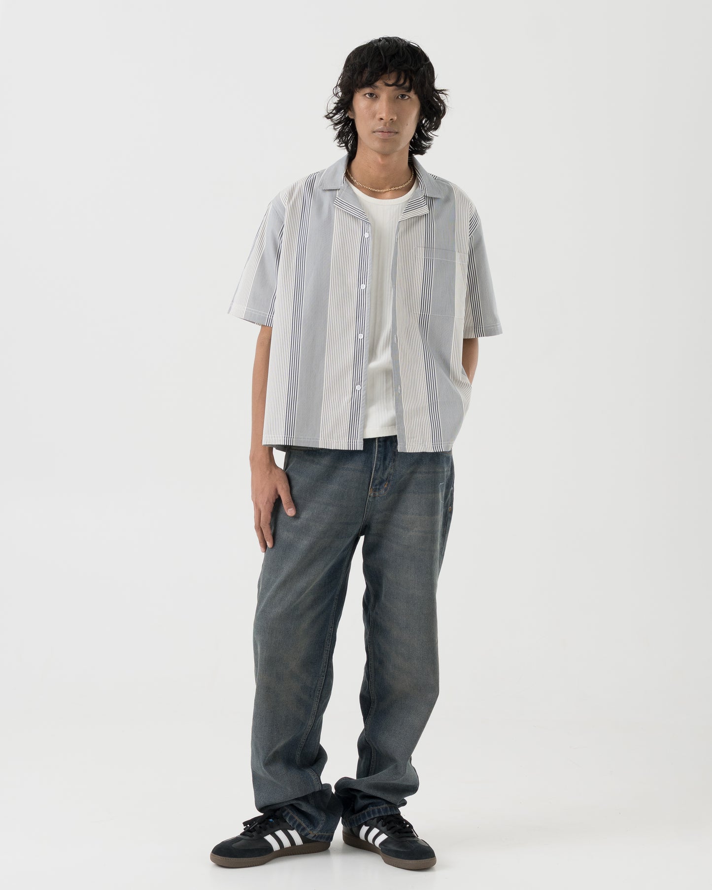 Straight Fit Jeans (Grain Blue)