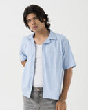 Studio Camp Shirt (Sky Stripe)