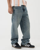 Straight Fit Jeans (Stone Blue)