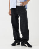 Straight Fit Jeans (Black)