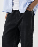 Straight Fit Jeans (Black)