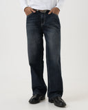 Wide Leg Denim (Harbor Blue)