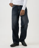 Wide Leg Denim (Harbor Blue)