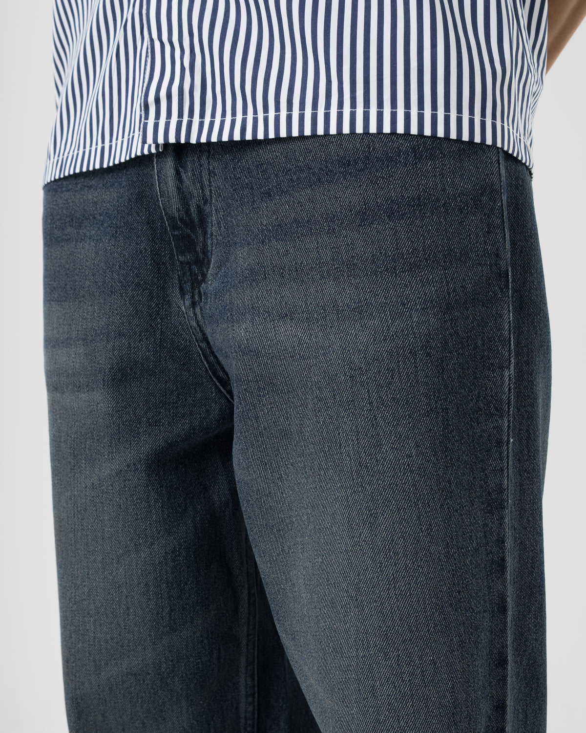Straight Straight Fit Jeans (Dark Blue) - Image 6