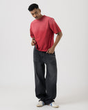 Wide Leg Denim (Shadow Black)