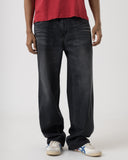 Wide Leg Denim (Shadow Black)