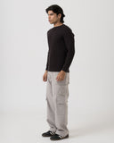 Grid Cargo Pants (Grey)