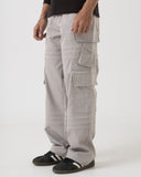 Grid Cargo Pants (Grey)