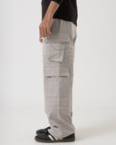 Grid Cargo Pants (Grey)