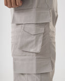 Grid Cargo Pants (Grey)