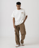 Grid Cargo Pants (Brown)