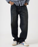 Straight Fit Jeans (Midnight Blue)