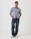 Straight Fit Jeans (Dark Blue)