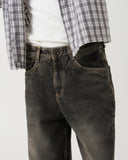 Straight Fit Jeans (Faded Black)