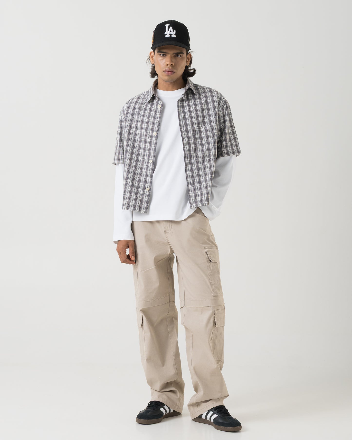 Cargo Trousers (Beige)
