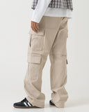 Cargo Trousers (Beige)