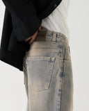 Straight Fit Jeans (Steel Blue)