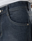 Barrel Fit Denim (Carbon Blue)