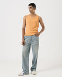 Wide Leg Denim (Mist Blue)