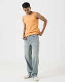 Wide Leg Denim (Mist Blue)
