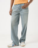 Wide Leg Denim (Mist Blue)