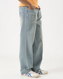 Wide Leg Denim (Mist Blue)