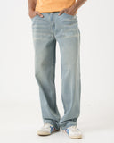 Wide Leg Denim (Mist Blue)