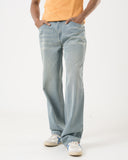 Wide Leg Denim (Mist Blue)