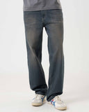 Straight Fit Jeans (Vintage Blue)