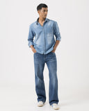 Vintage Bootcut Denim (Mid Line Blue)