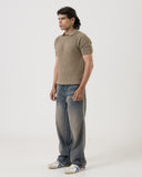 Wide Leg Denim (Ash Blue)