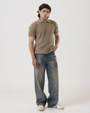 Wide Leg Denim (Ash Blue)