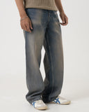 Wide Leg Denim (Ash Blue)