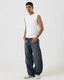 Barrel Fit Denim (Carbon Blue)