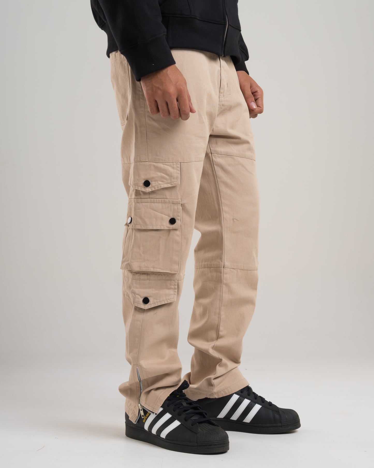 Beige Cargo Pants