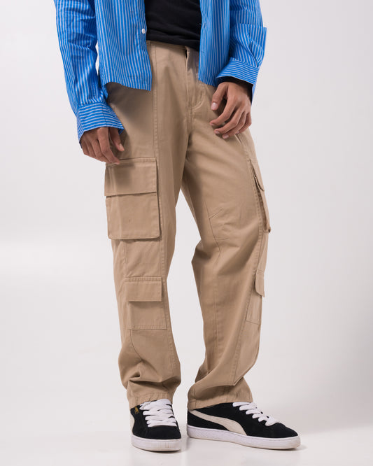 Voyager Cargo Pants (Beige)