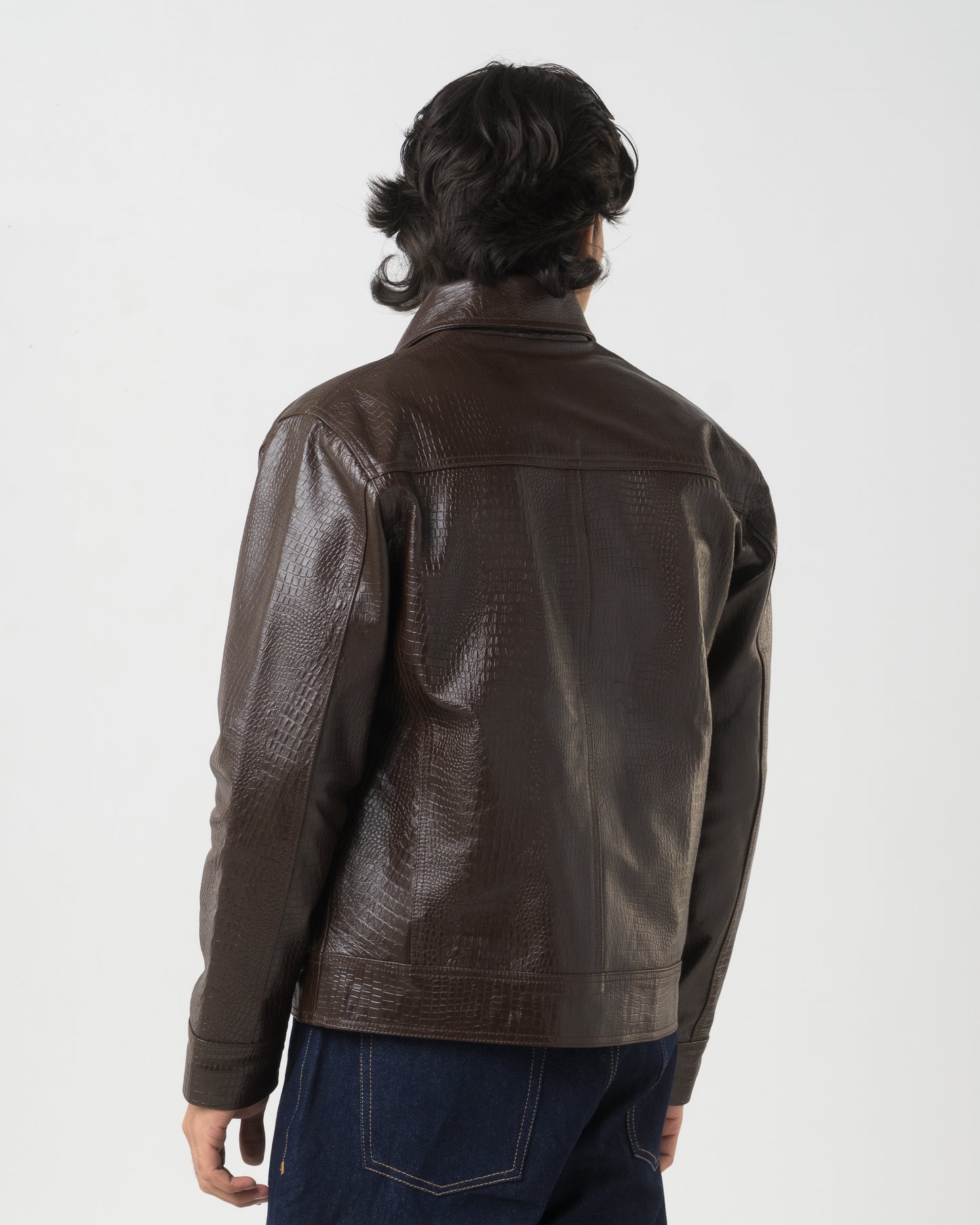 Croc Blouson (Mocha)