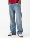 Straight Fit Jeans (Light Blue)