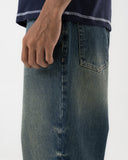 Baggy Fit Denim (Sun-faded Blue)