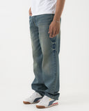 Straight Fit Jeans (Sun-faded Blue)