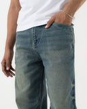 Straight Fit Jeans (Sun-faded Blue)