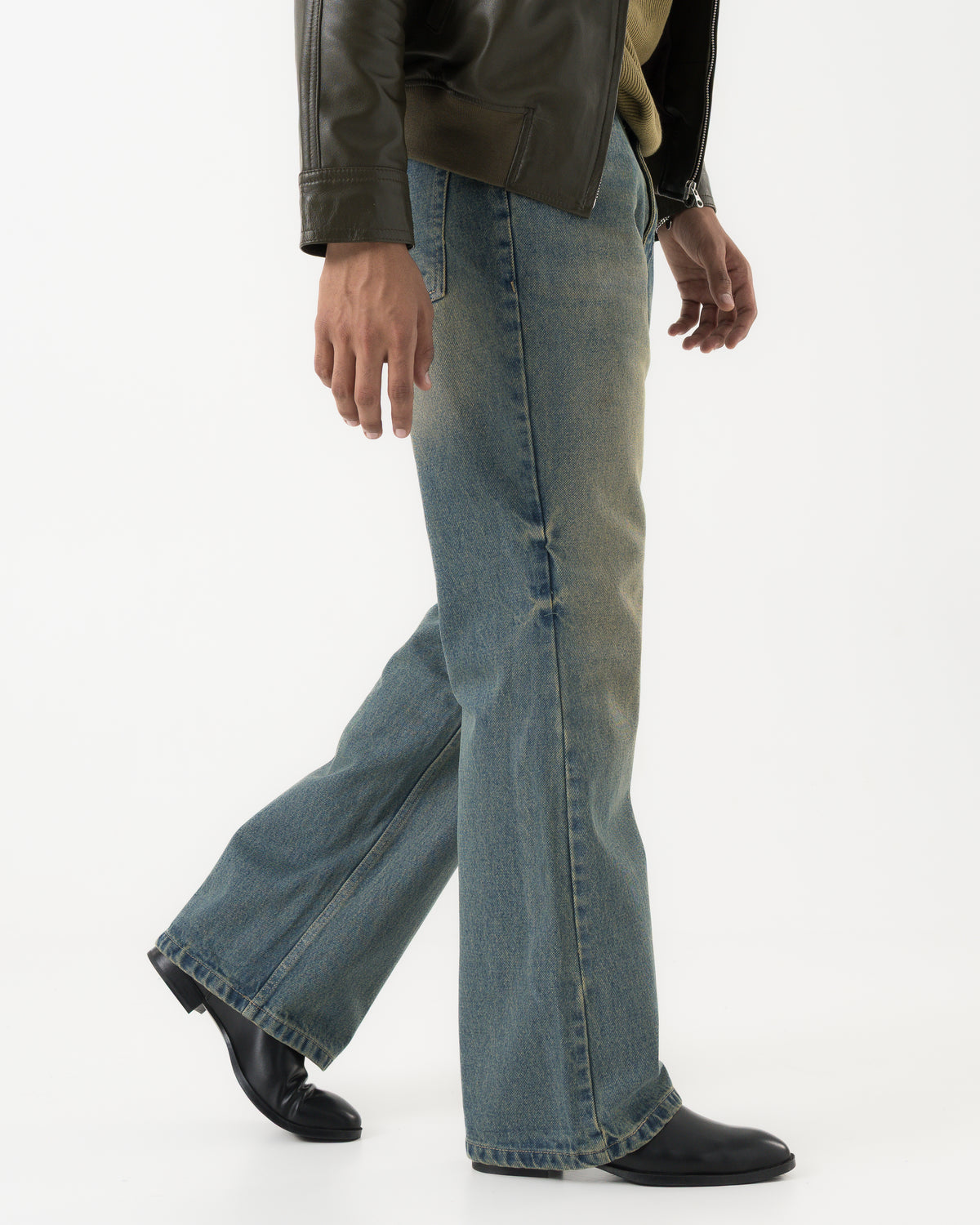 Vintage Bootcut Denim (Sun-faded Blue) - Image 4