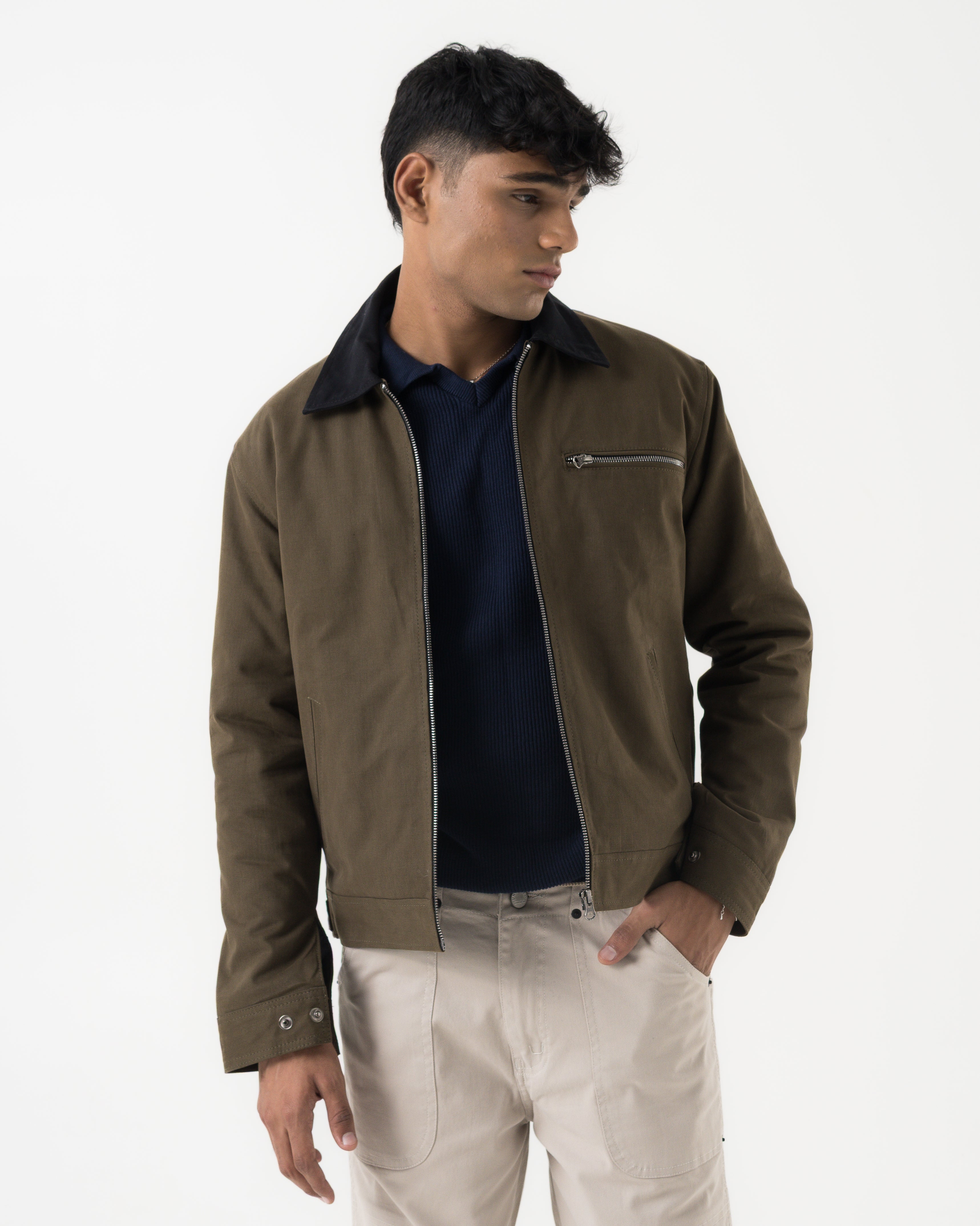 Work Jacket (Olive) – untld.in