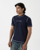 Contrast T-shirt (Navy)
